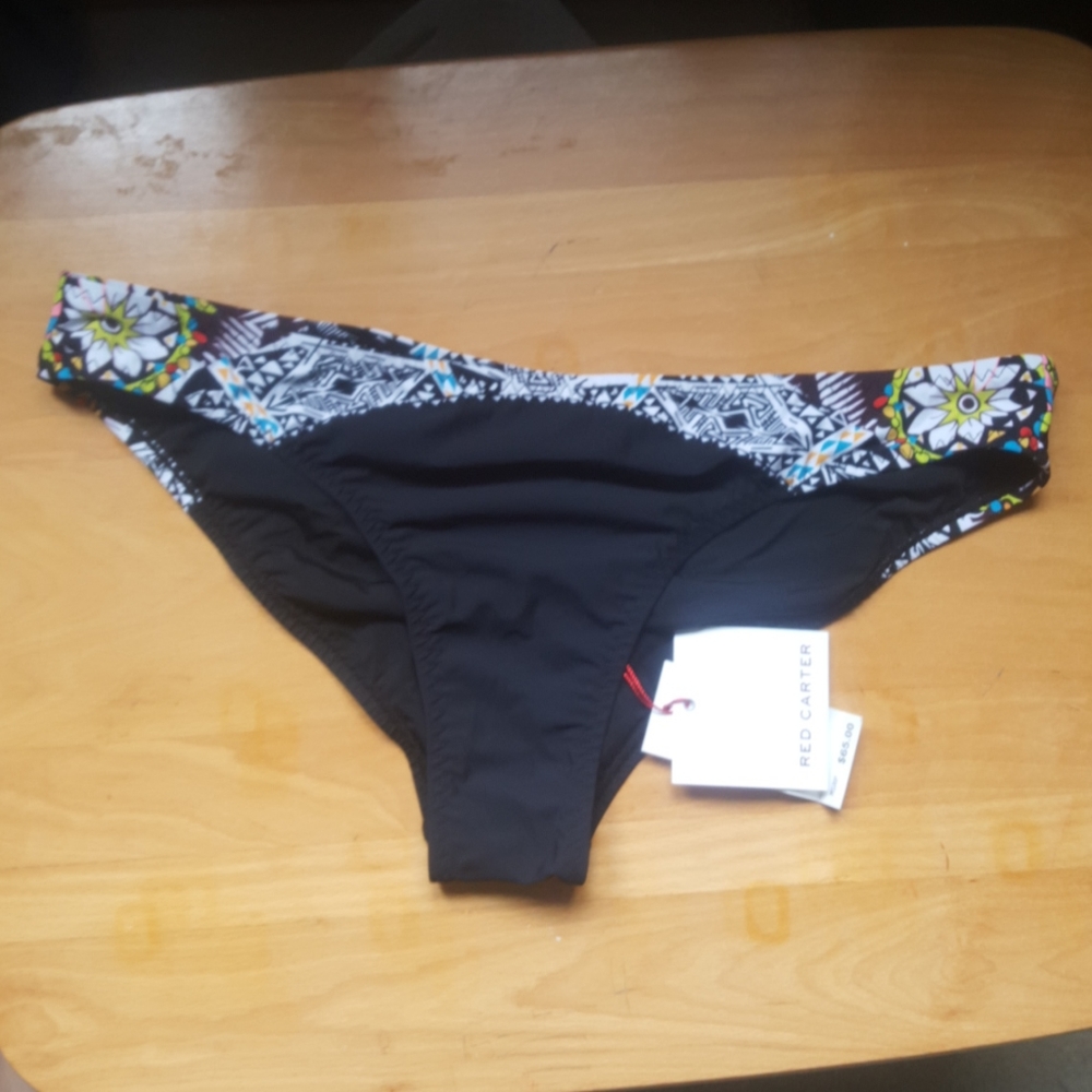 Red Carter bikini bottoms
